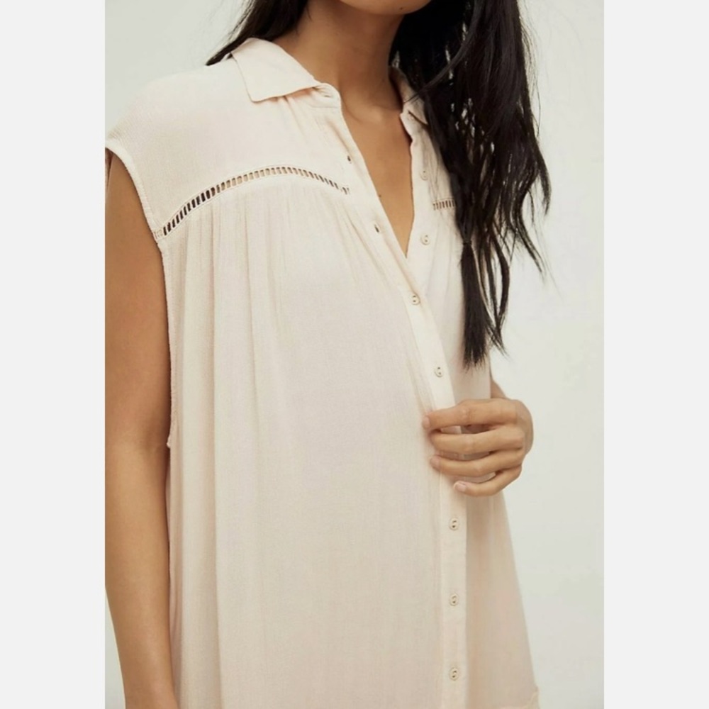 Free People Blush Cream Maxi Dress - Picture 6 of 17